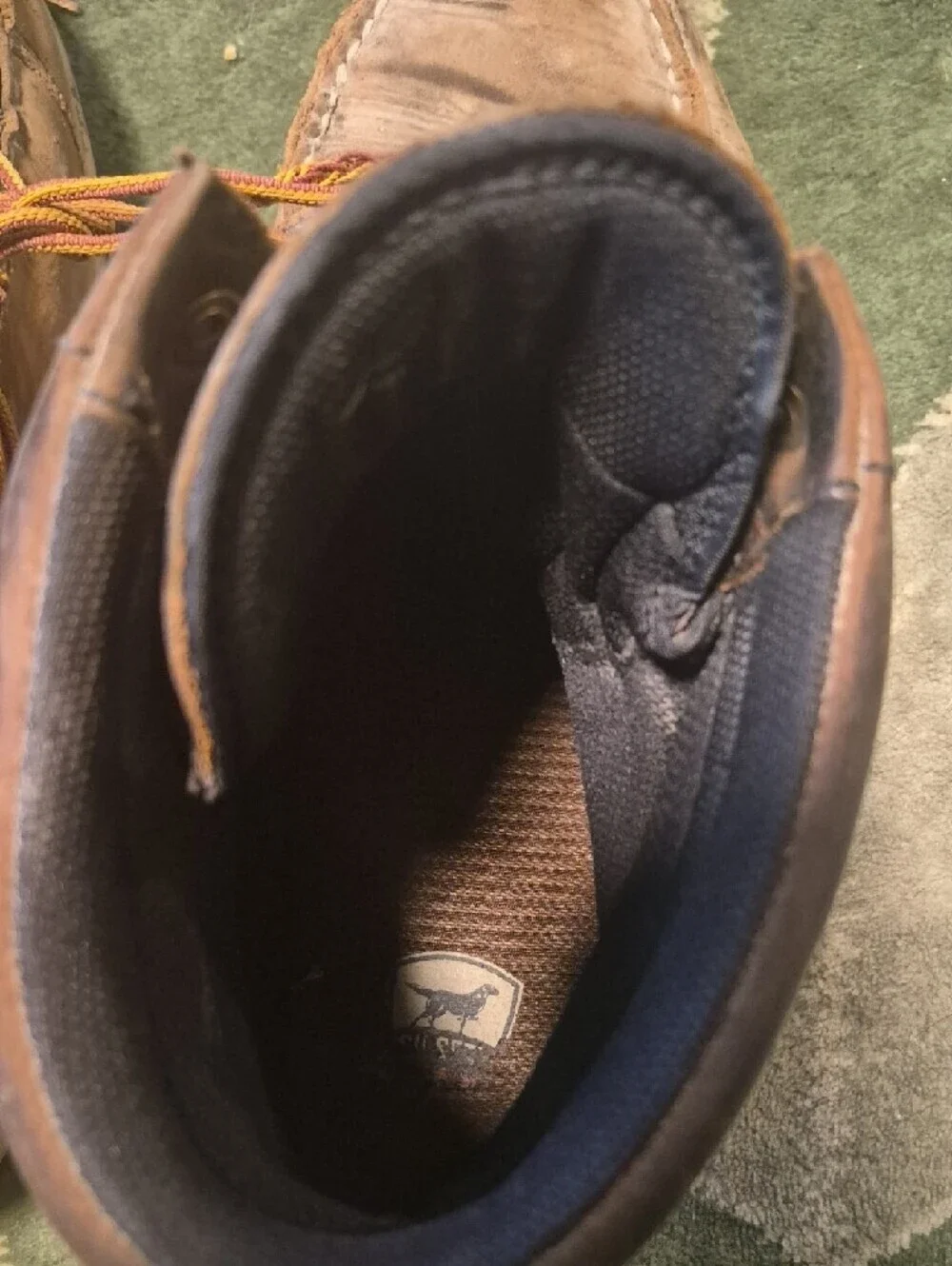 Irish Setter Brown Leather Lace-Up Work Boots